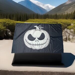 Halloween Flag Outdoor Double Sided Scary Halloween Pumpkin Tapestry‎ Big Decor
